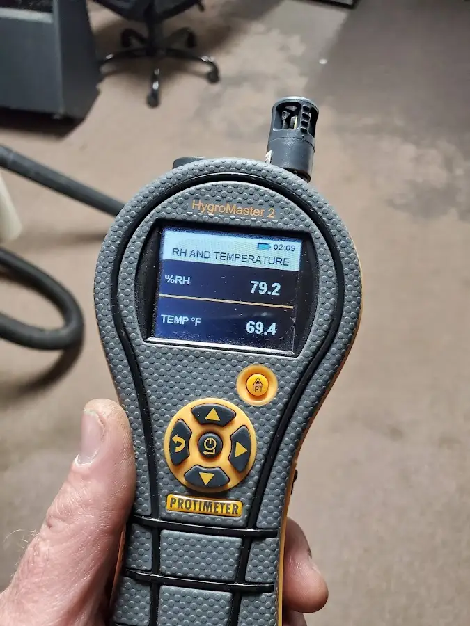 Moisture meter humidity assessment for Mold Remediation & Removal in Clayton